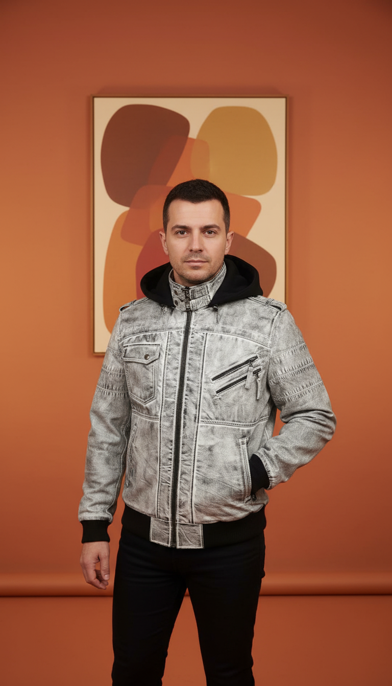 Matias - Smoky Leather Jacket