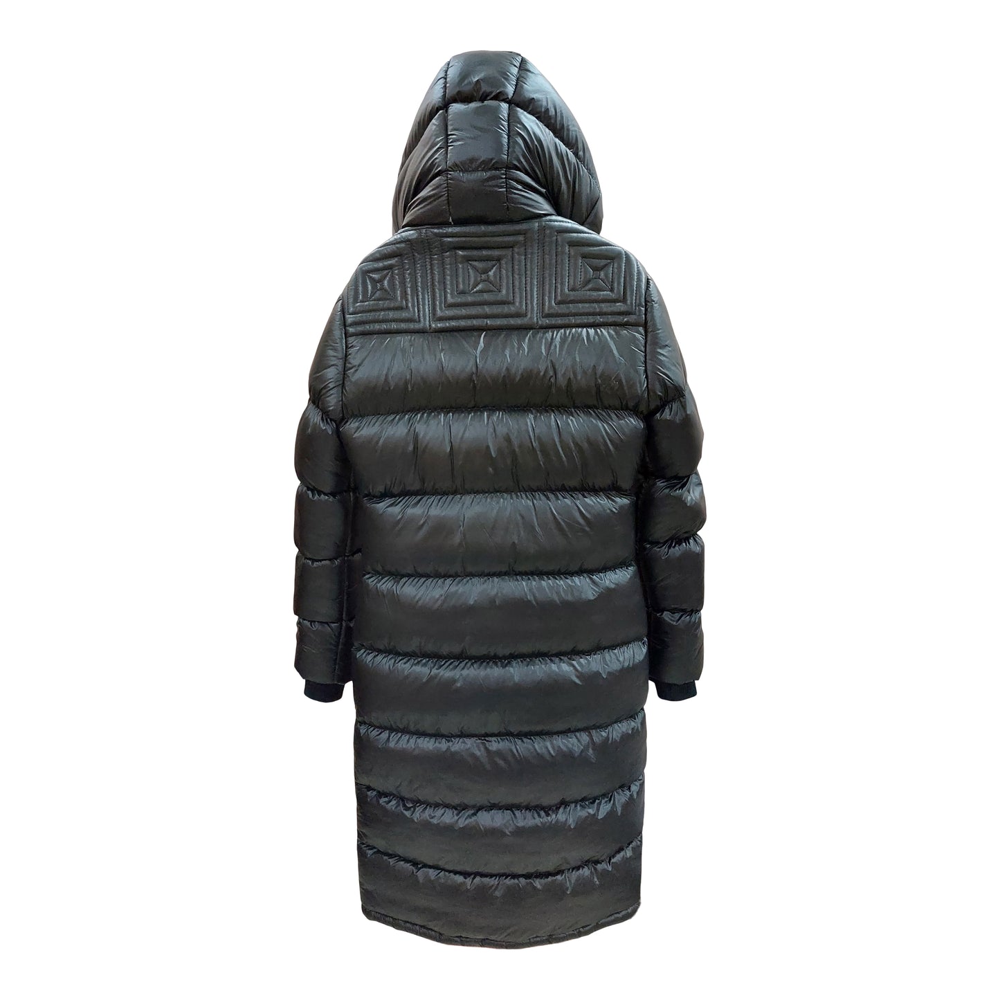 Aurelie - Black Long Puffer Coat