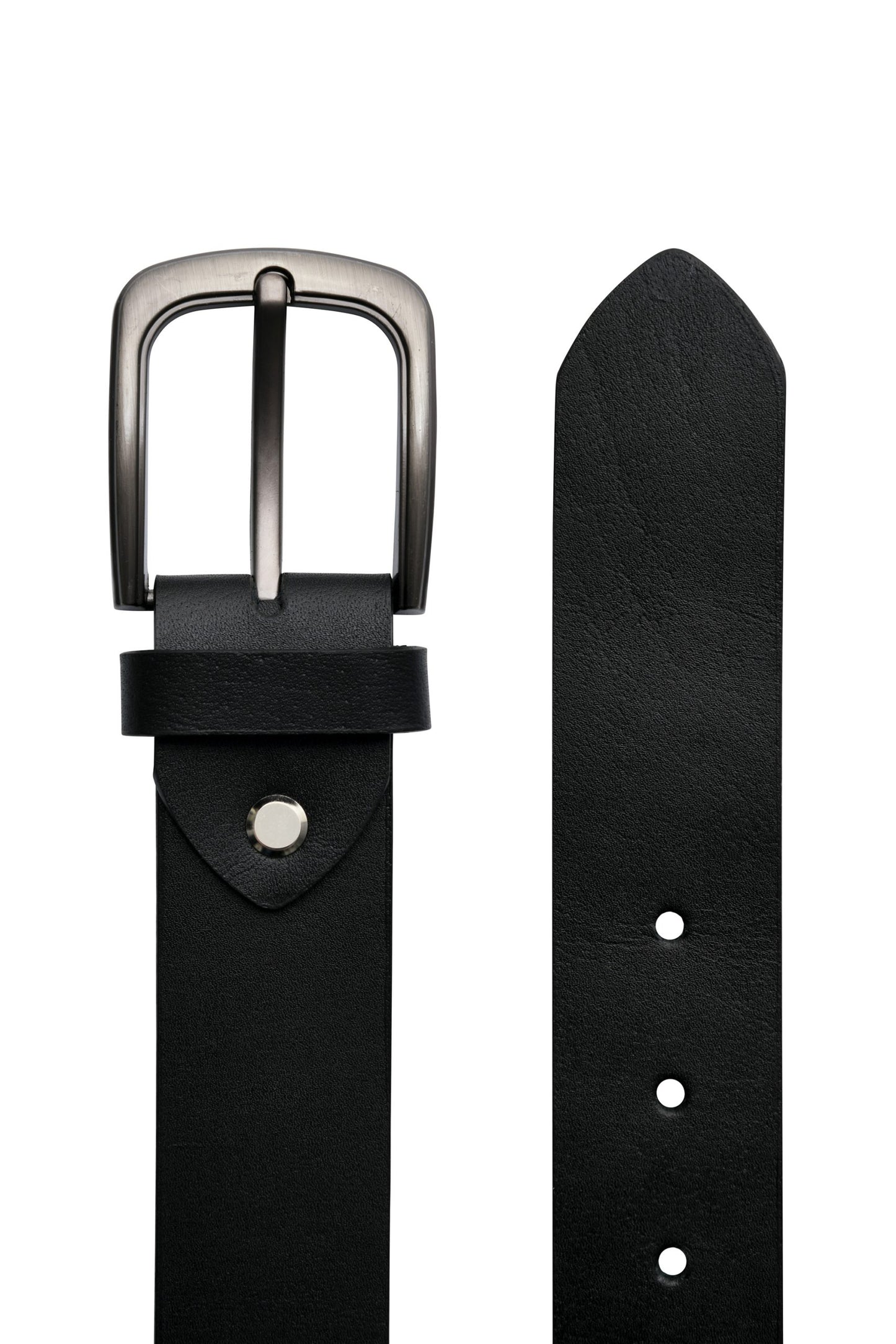 Oxford - Black Classic Leather Belt