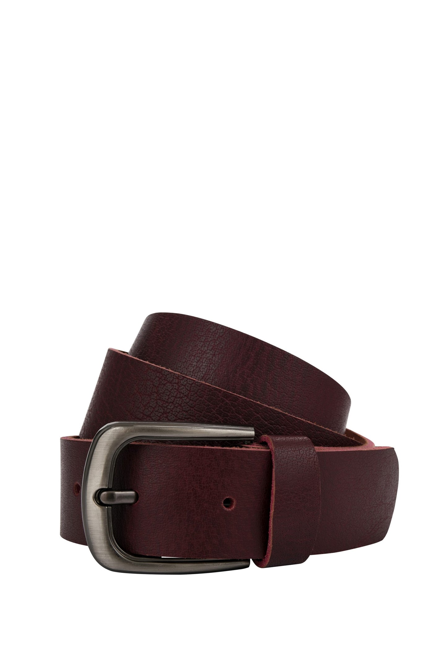 Oxford - Burgundy Classic Leather Belt