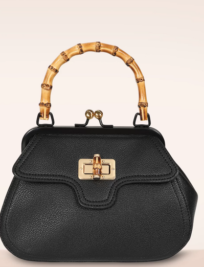 Bianca - Bamboo Handle Bag
