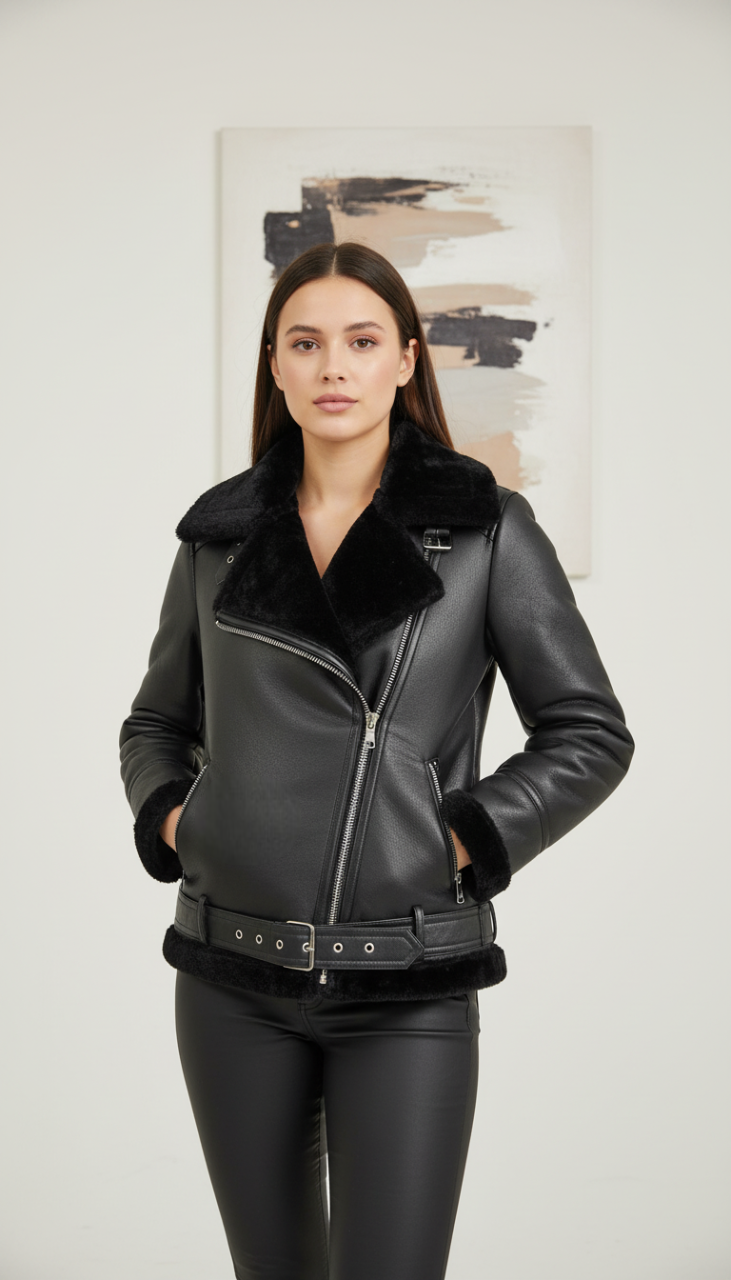 Elisa Veste - Genuine Leather Jacket