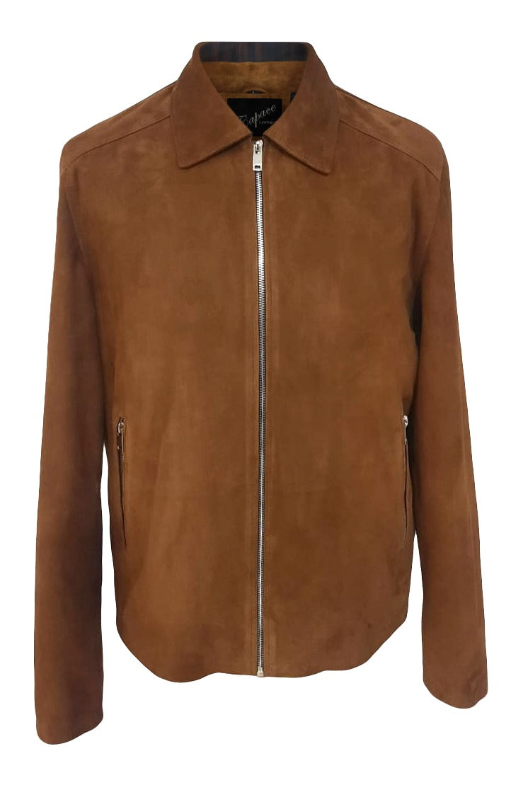 Pierre - Mens Genuine Goat Suede Jacket