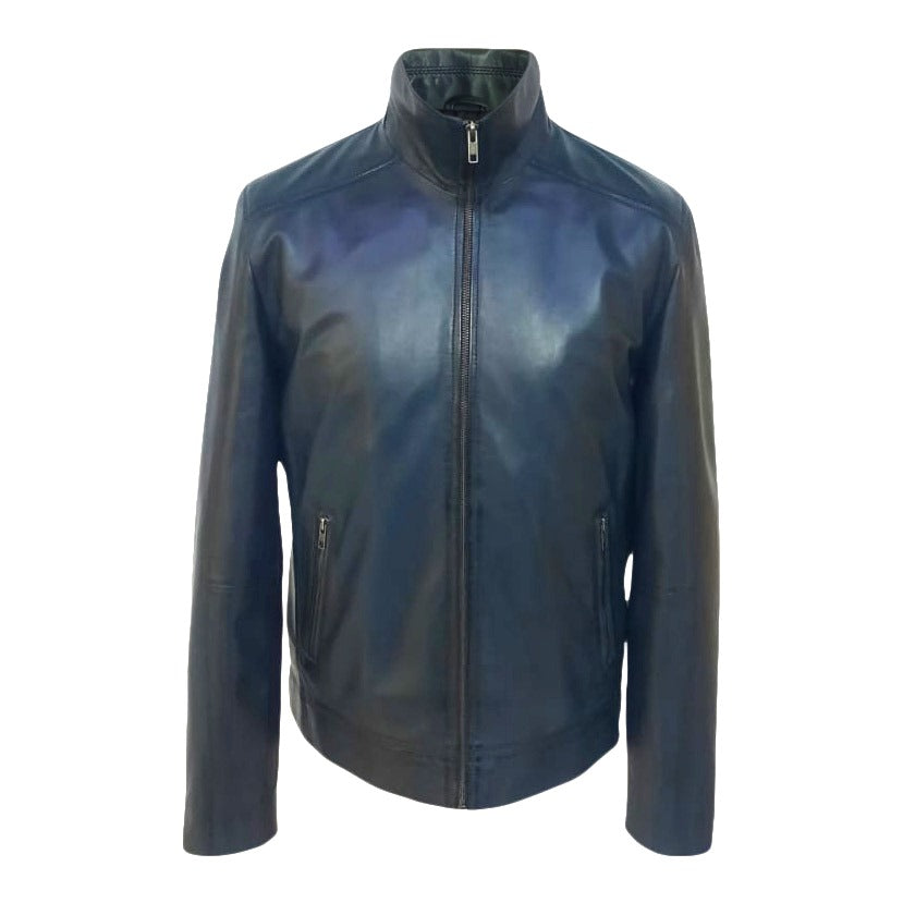 Sergio Milano - Navy Leather Jacket