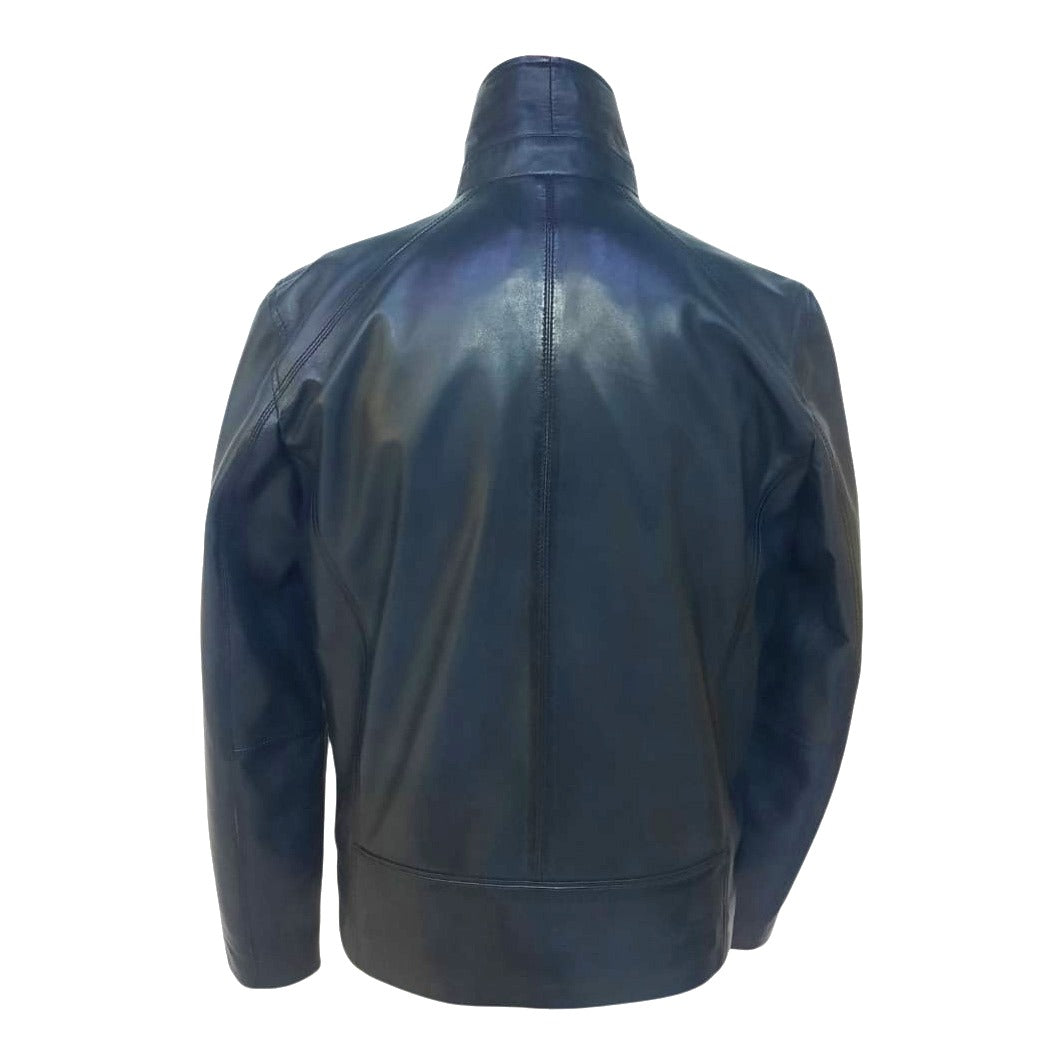 Sergio Milano - Navy Leather Jacket