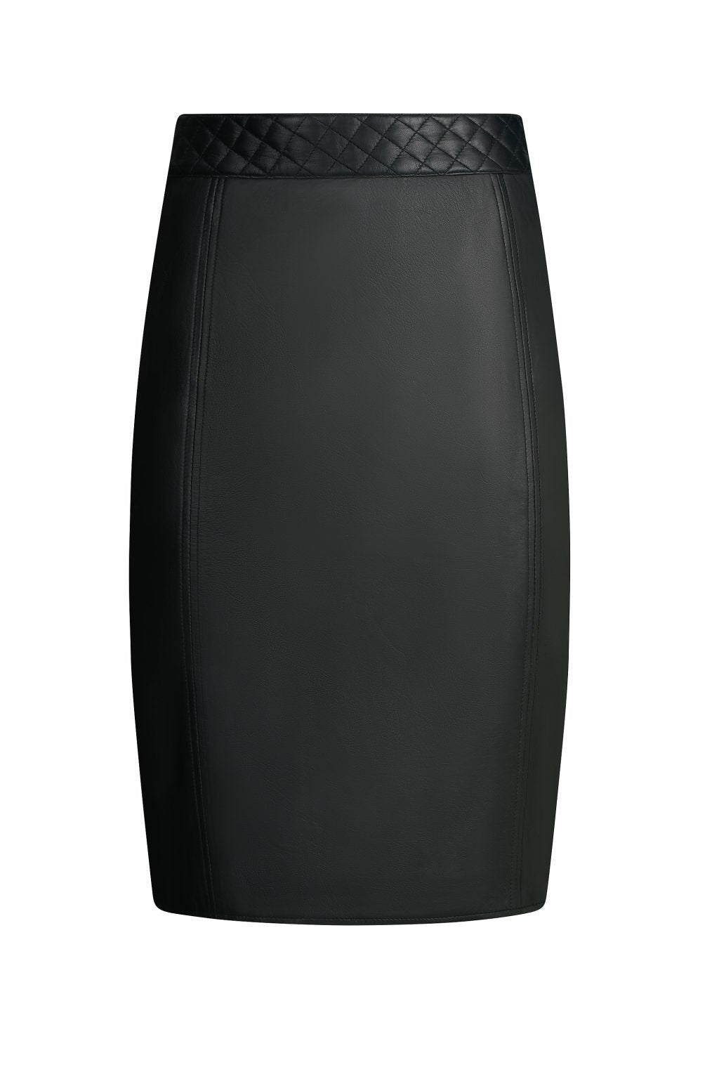 Noir - Black Leather Skirt